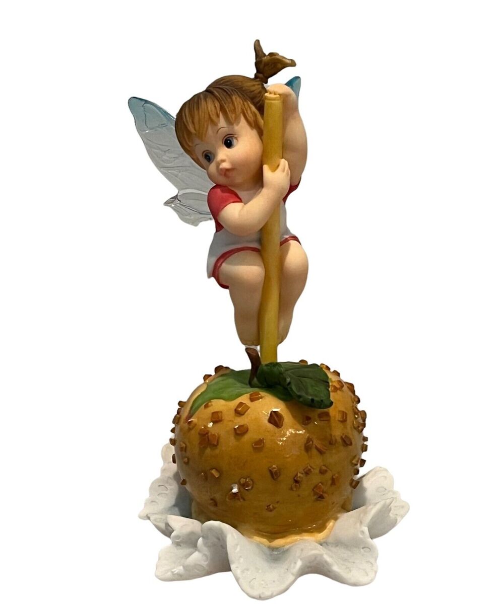 My Little Kitchen Fairies Caramel Apple Fairie Halloween Fall Fairy Girl Figure